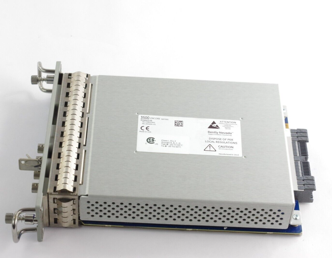 Bently Nevada 3500/23E Transient Data Interface PLC Module w/ Key