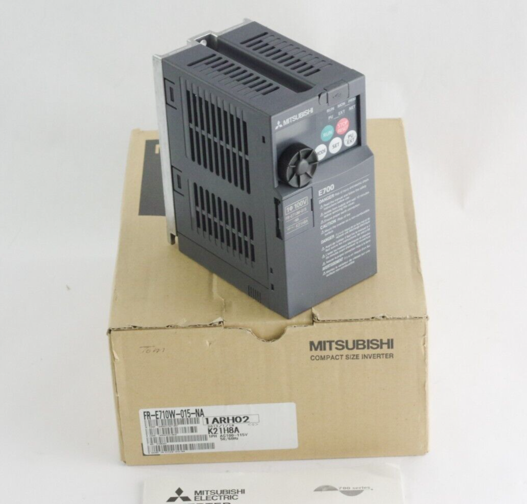 Mitsubishi FR-E710W-015-NA / FRE710W015NA Compact Size Inverter - Open Box