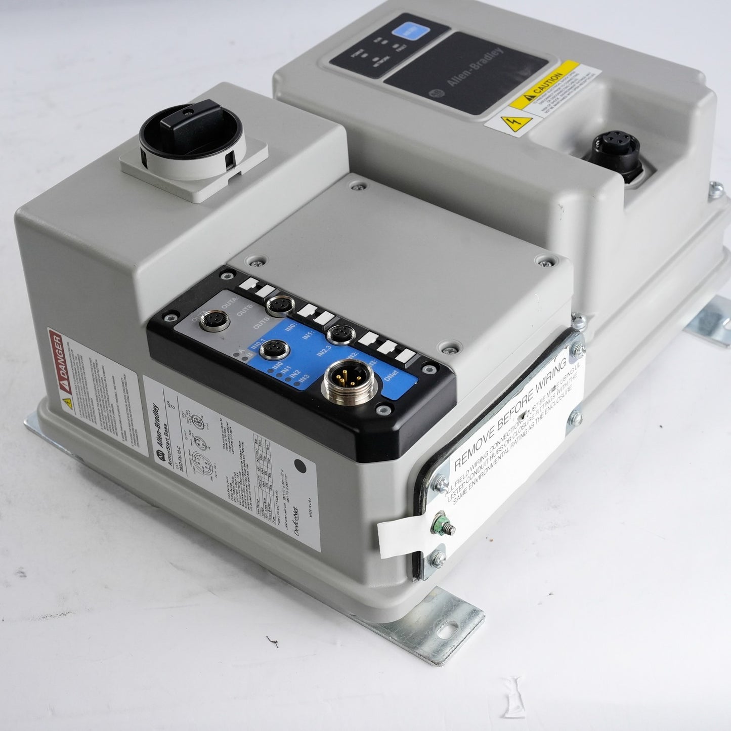 Allen Bradley 280D-F12Z-10C-CRW /C ArmorStart Control Module + 280D-FN-10-C /C