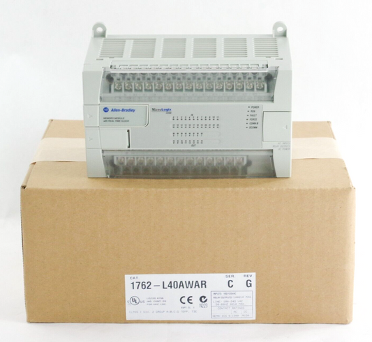 Allen Bradley MicroLogix 1200 1762-L40AWAR /C 40 Point Controller - Refurbished