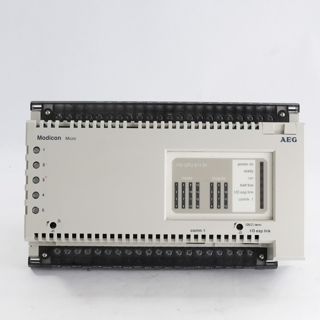 Modicon 110 CPU 311 01 MICRO CPU AC PS AC I/O 115V Controller
