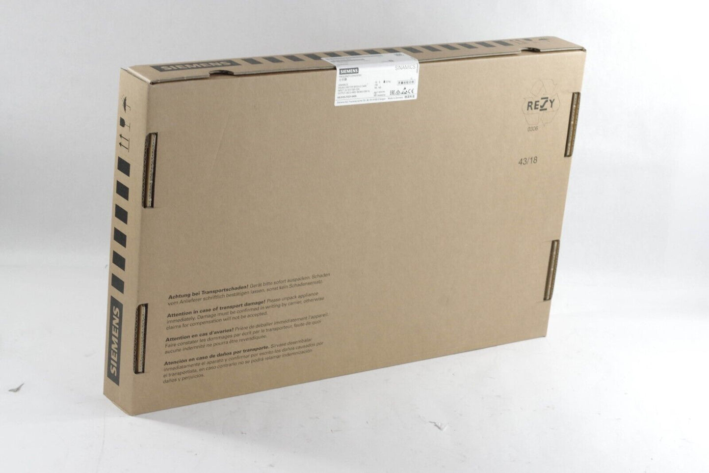 2018 Siemens 6SL3120-2TE21-0AD0 SINAMICS FREQUENCY CONVERTER -New Surplus Sealed