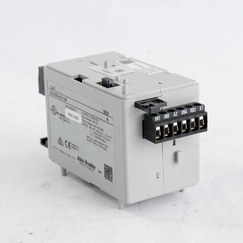 Allen Bradley 193-EIO-43-120 Overload Protection Relay Control Module 193-EI0-43