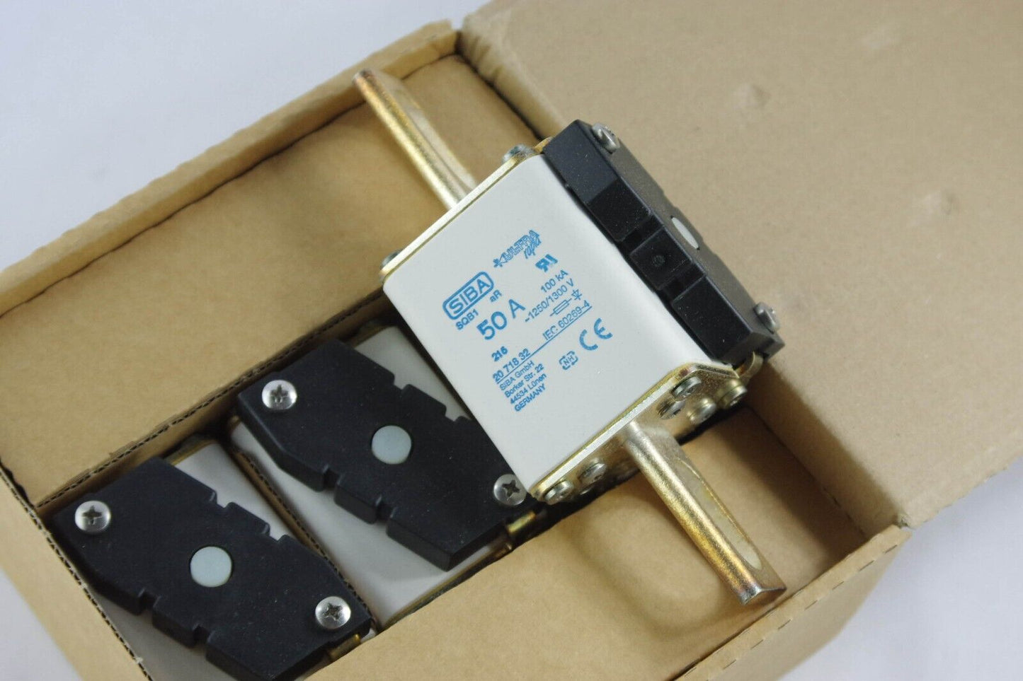 3x SIBA SQB1 Fuse Ultra Rapid 50 Amp 50A 1250/1300V 100kA 20 718 32 2071832.50