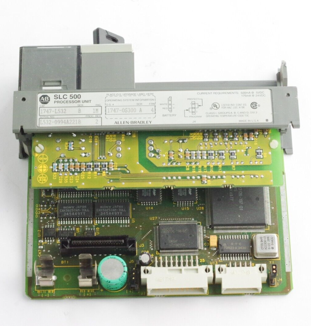 Allen Bradley 1747-L532 Ser B FAC 1M SLC 500 Processor Unit 1747-OS300 Ser A