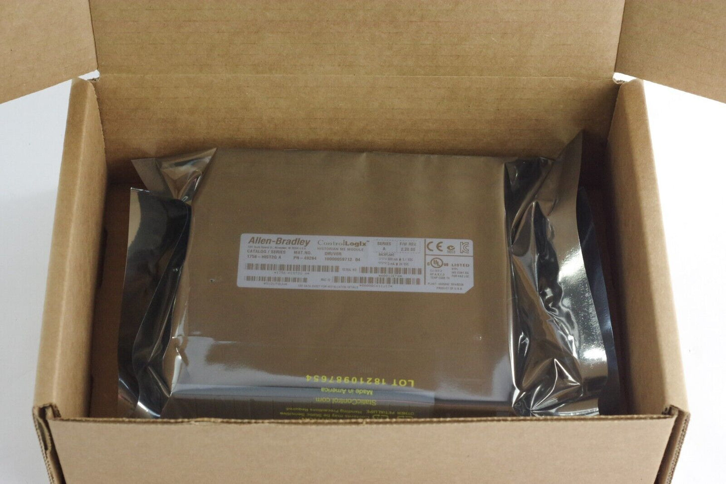 Allen Bradley 1756-HIST2G Ser A ControlLogix FactoryTalk Historian 2GB ME Module