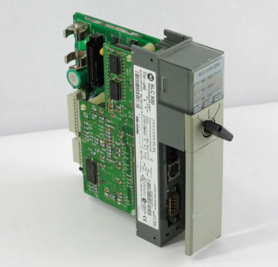 Allen Bradley 1747-L542 Ser C Rev 7 1747-OS401 Ser C FRN 4 SLC 500 Processor
