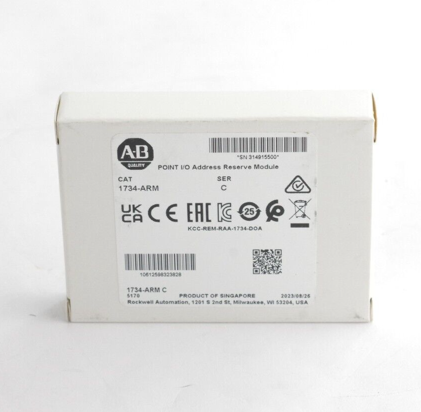 Allen Bradley 1734-ARM /C Point I/O Address Reserve Module - Sealed Surplus