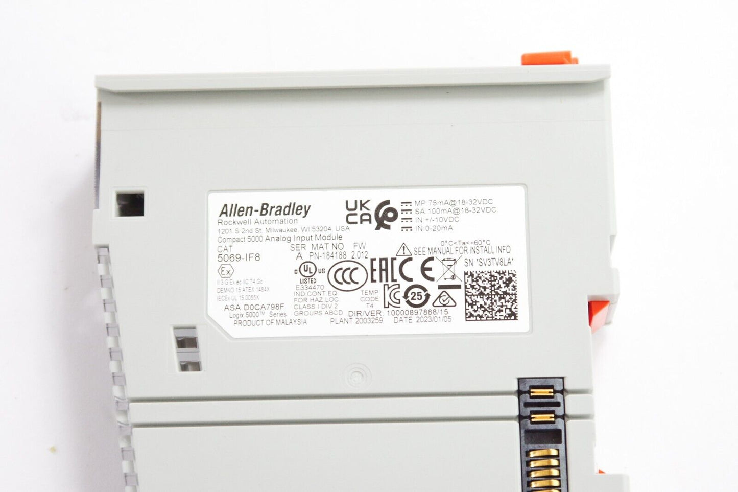 Allen-Bradley 5069-IF8 SER. A Compact 5000 Analog Input Module NEW No Box