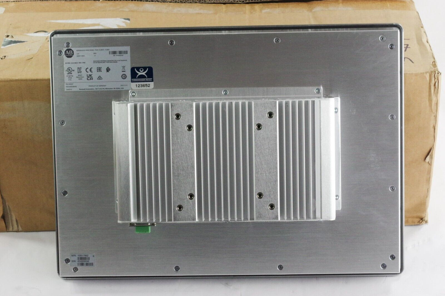 2021 Allen Bradley 6200T-15WA Ser A VersaView 5200 Panel Thin Client Screen