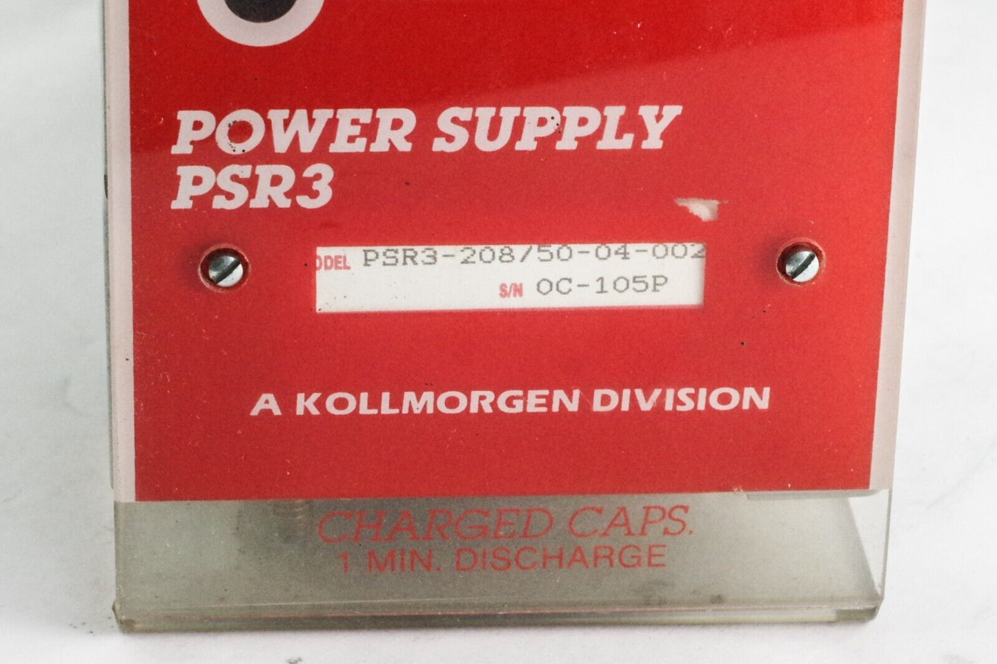 Industrial Drives PSR3-208/50-04-002 Power Supply PSR3-208 PSR3-208/50