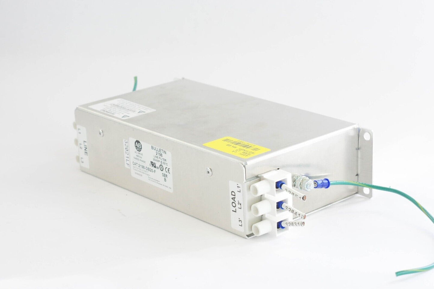 2019 Allen Bradley 2198-DB20-F /B Three Phase Line Filter Free Shipping