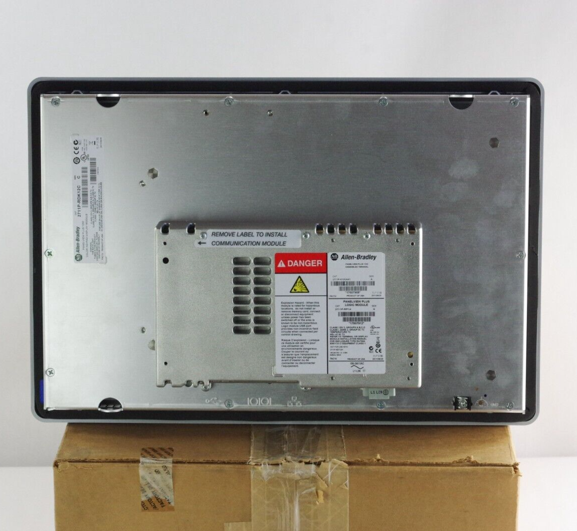 Allen Bradley 2711P-K12C4A1 /A Panelview Plus 1250 w/ 2711P-RP1A Ser G + RDK12C