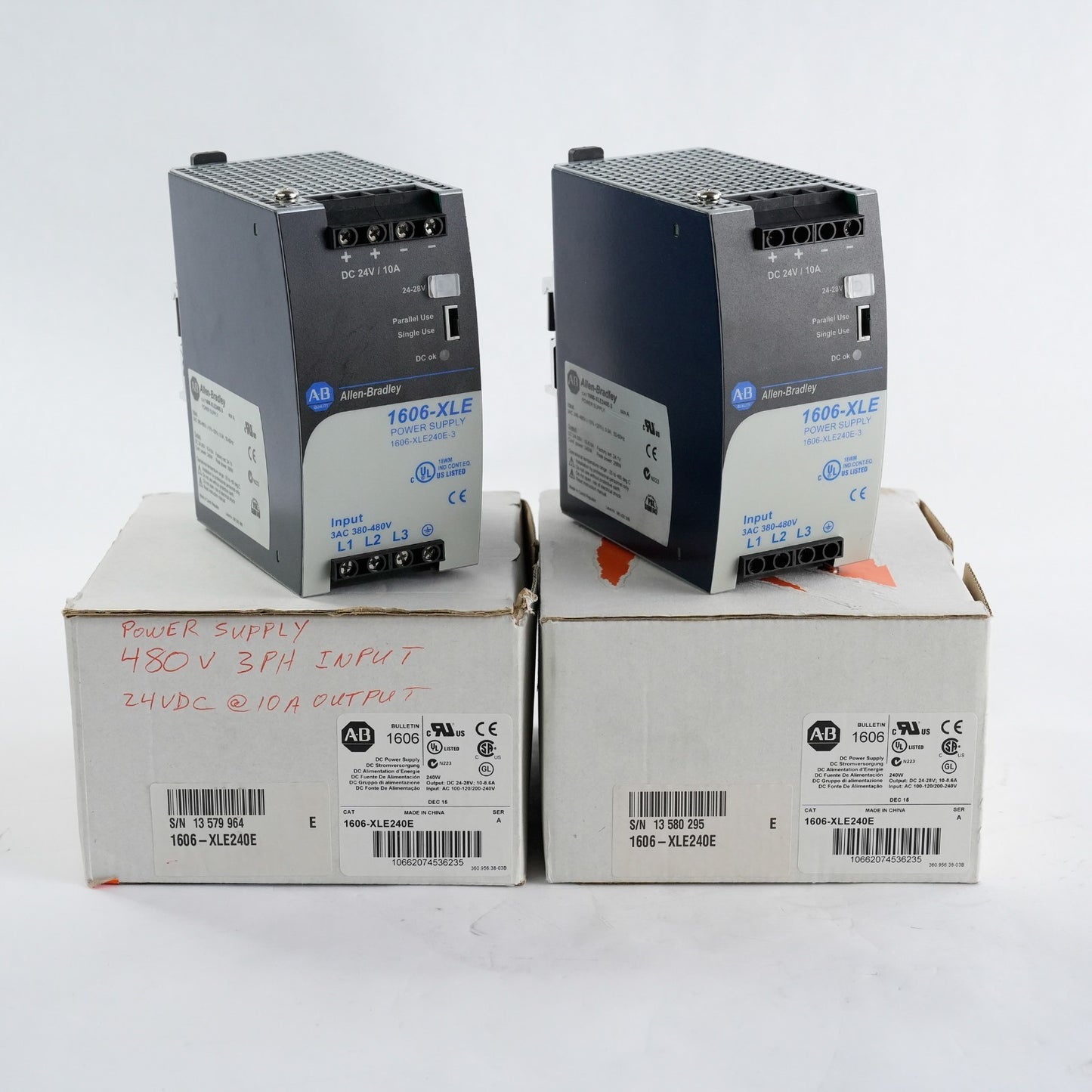 Allen Bradley 1606-XLE240E /A DC Power Supply 240W 28V 240V - Open Box