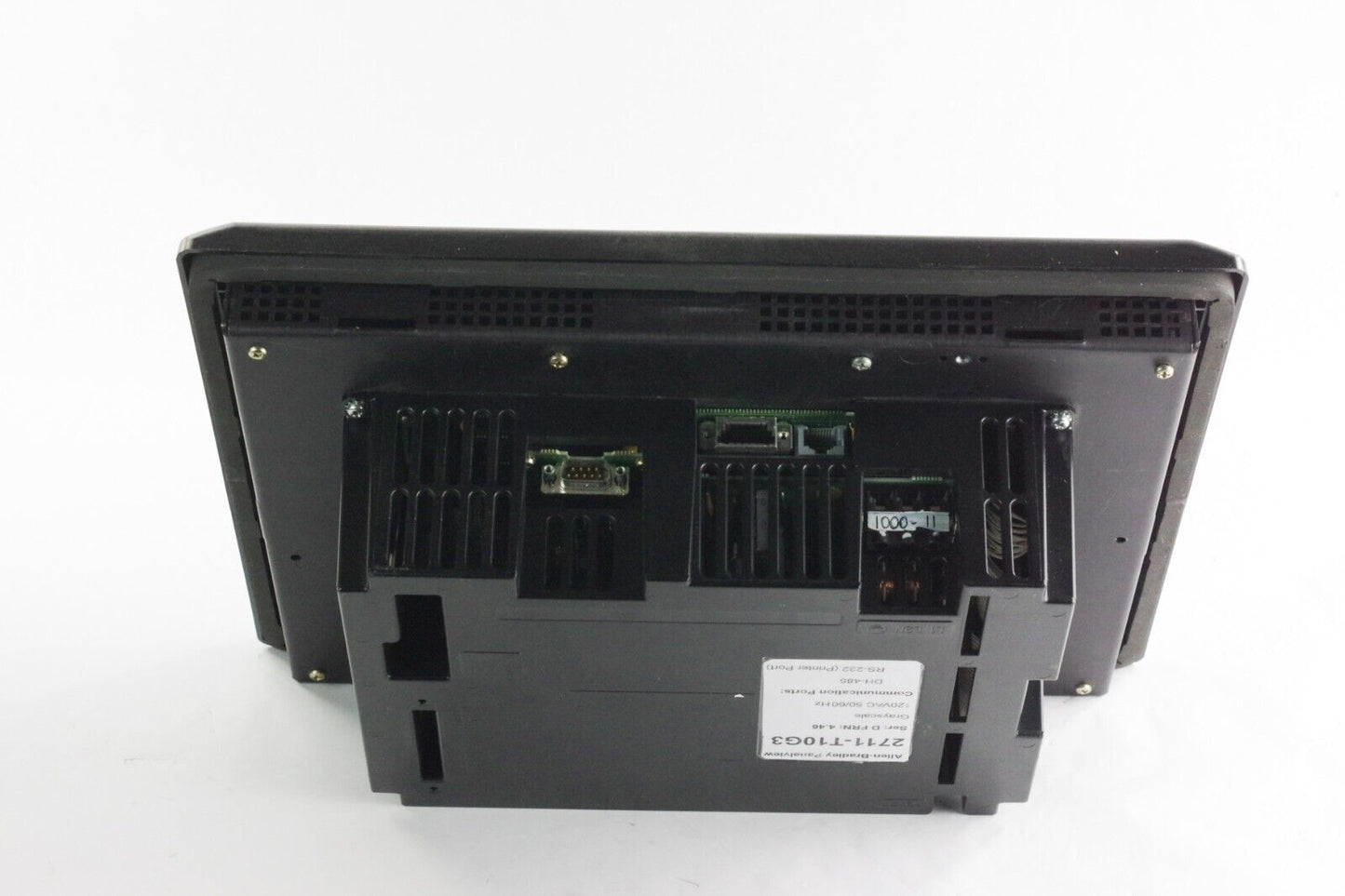 Allen Bradley 2711-T10G3 Ser D FRN 4.46 PanelView 1000 Terminal DH-485/RS-232