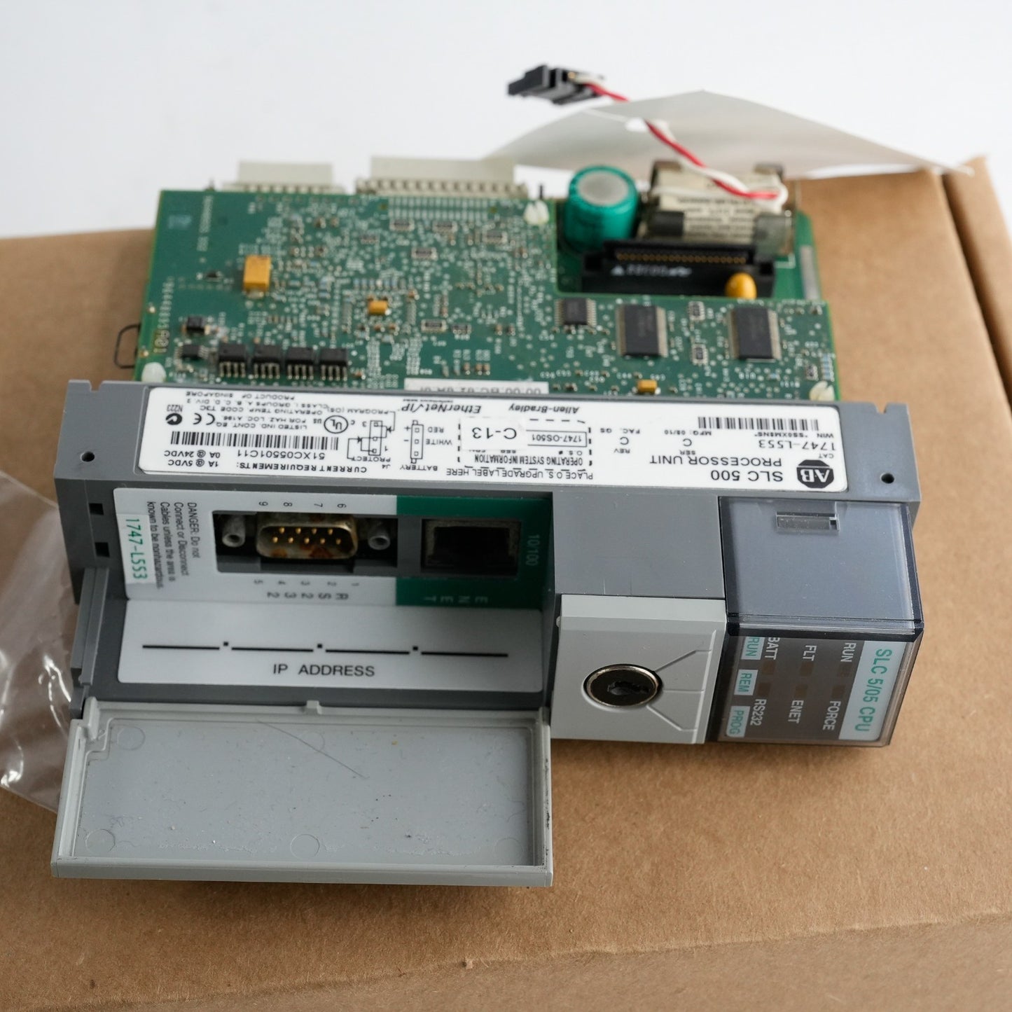 Allen Bradley 1747-L553 /C Rev C C-13 SLC500 PLC Processor 5/05 Controller