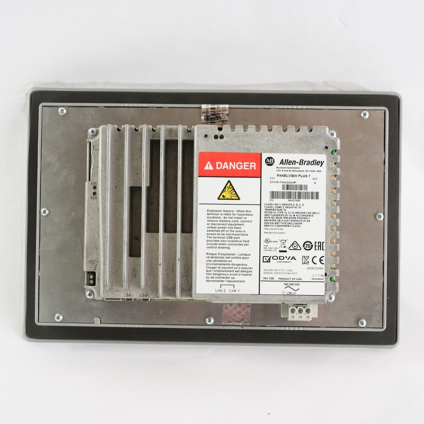 Allen Bradley 2711P-T9W22A9P /A PanelView Plus 7 Color - Without Original Box