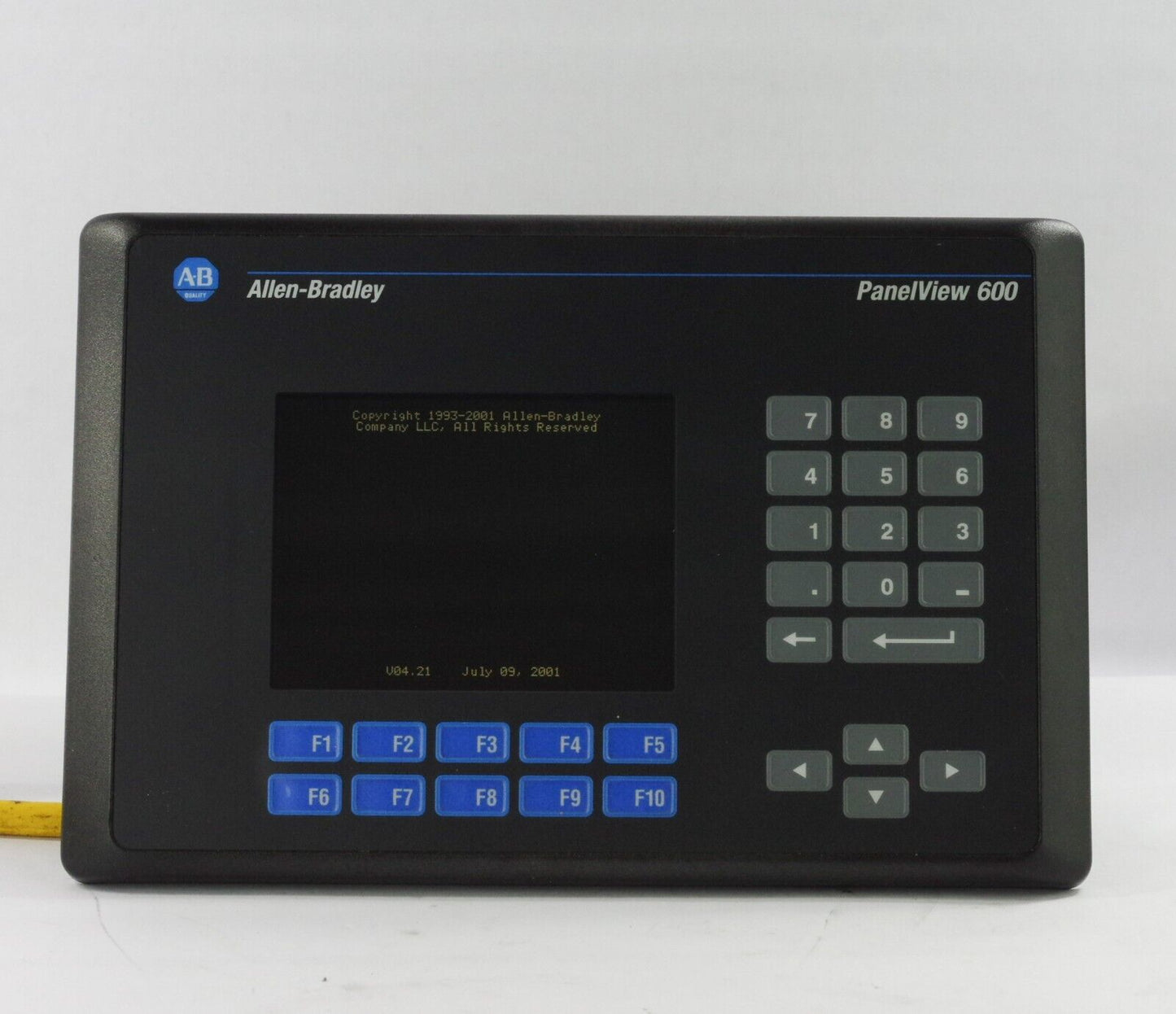 Allen Bradley 2711-K6C10 Ser B Rev J PanelView 600 Color Keypad - New Surplus