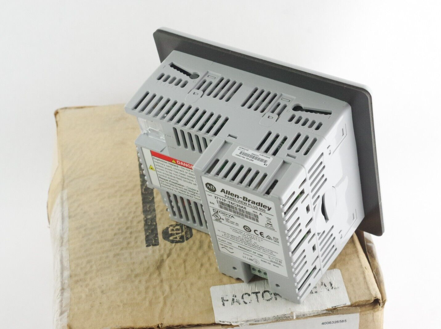 Allen Bradley 2711P-T6C20A8 Ser A Panelview Plus 600 Terminal - Open Box
