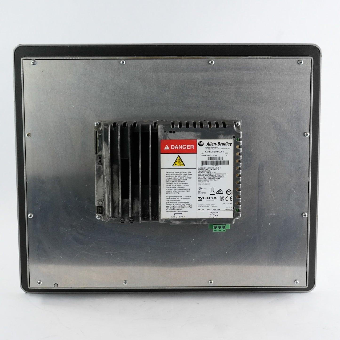 Allen Bradley 2711P-T15C22A9P /A PanelView Plus 7 Color Touch 15 1 Year Warranty