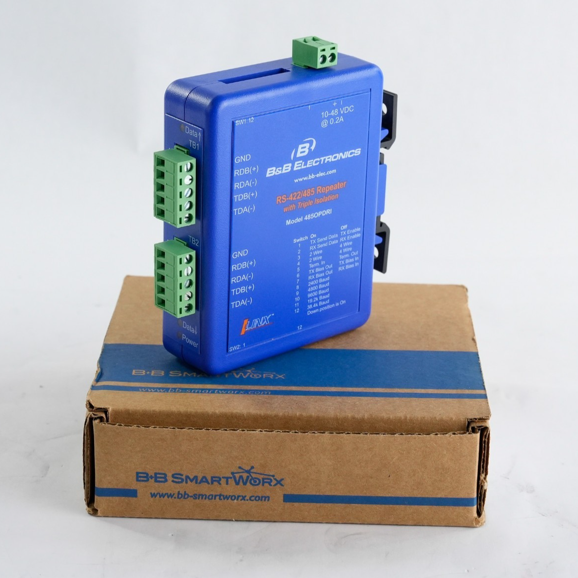 Advantech BB-485OPDRI / BB485OPDRI Industrial DIN Rail 485/422 ISO - Open Box