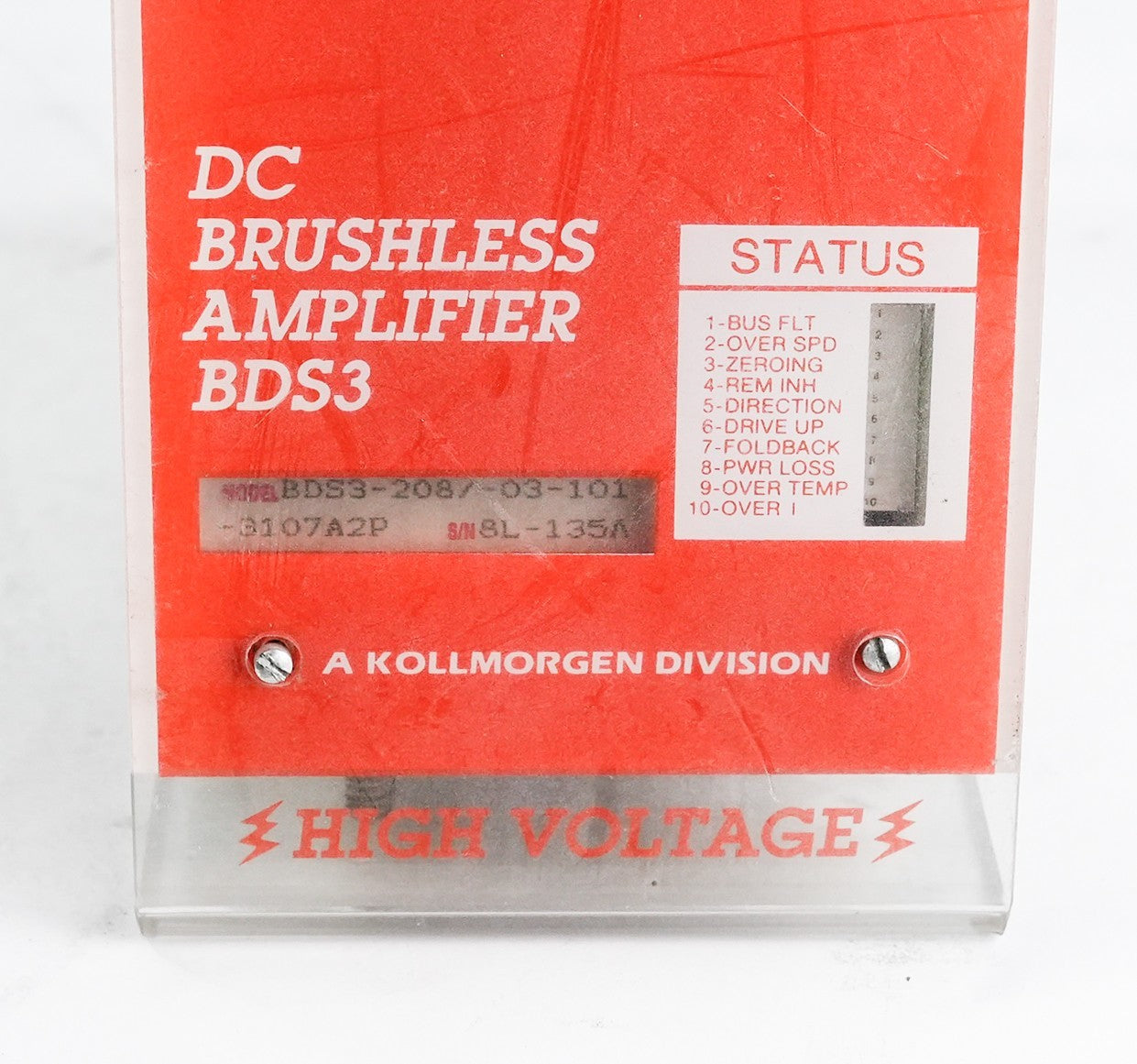 Kollmorgen Industrial Drives BDS3-208/-03-01-101-3107A2P DC Brushless Amplifier