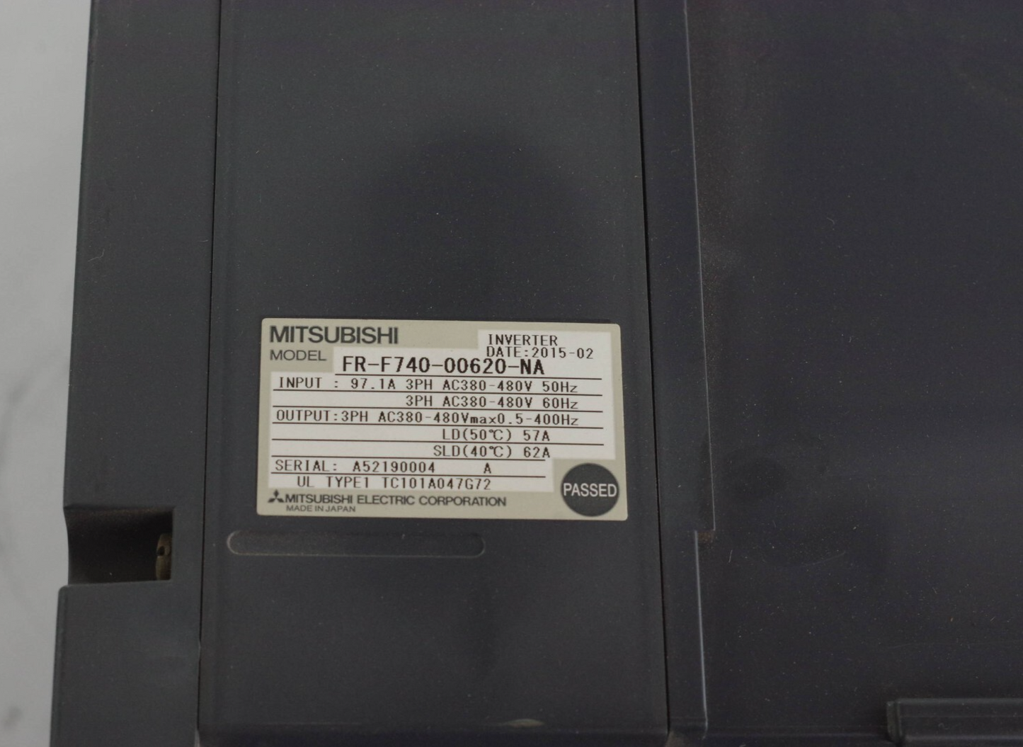 Mitsubishi FR-F740-00620-NA VFD Inverter AC Drive - For Parts