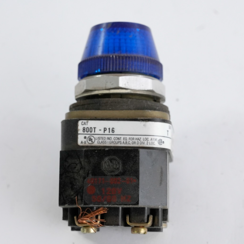 Allen Bradley 800T-P16 /T Blue Illuminated Pilot Button 800TP16