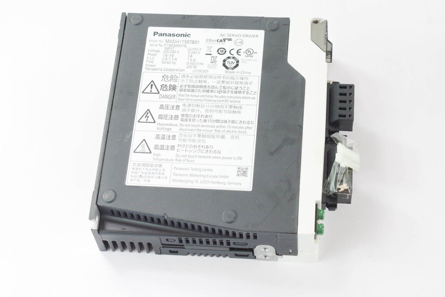 Panasonic MADHT1507B01 AC Servo Drive - New Without Box