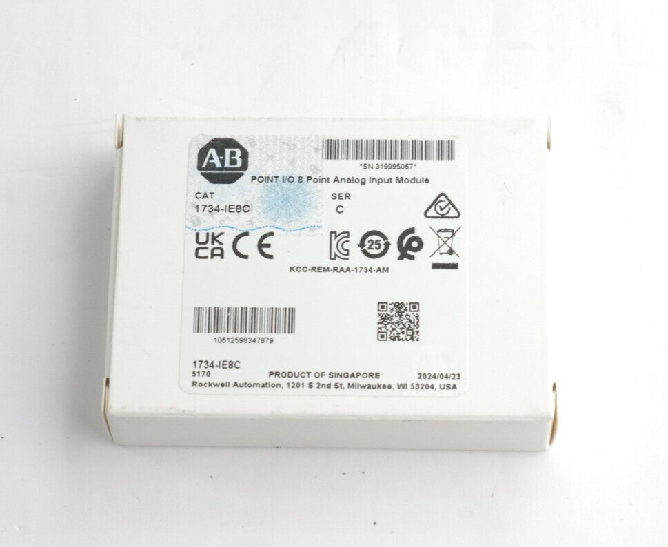 Allen Bradley 1734-IE8C /C Point I/O 8 Point Analog Input Module Sealed Surplus