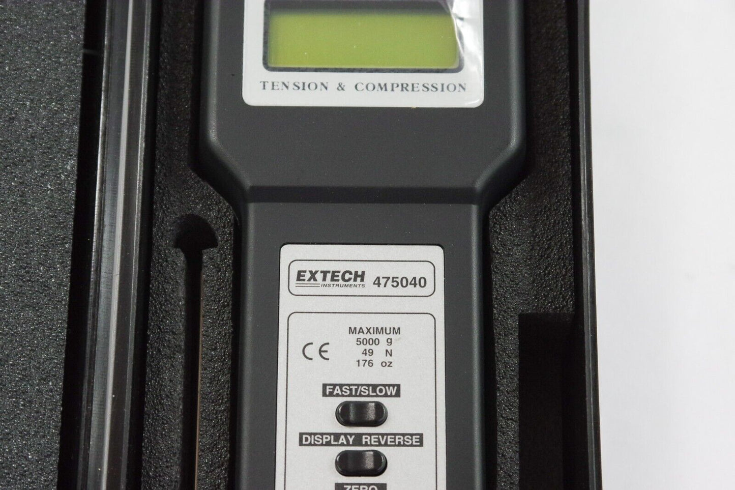 EXTECH Instrument Force Gauge 475040 Tension/Compression Meter