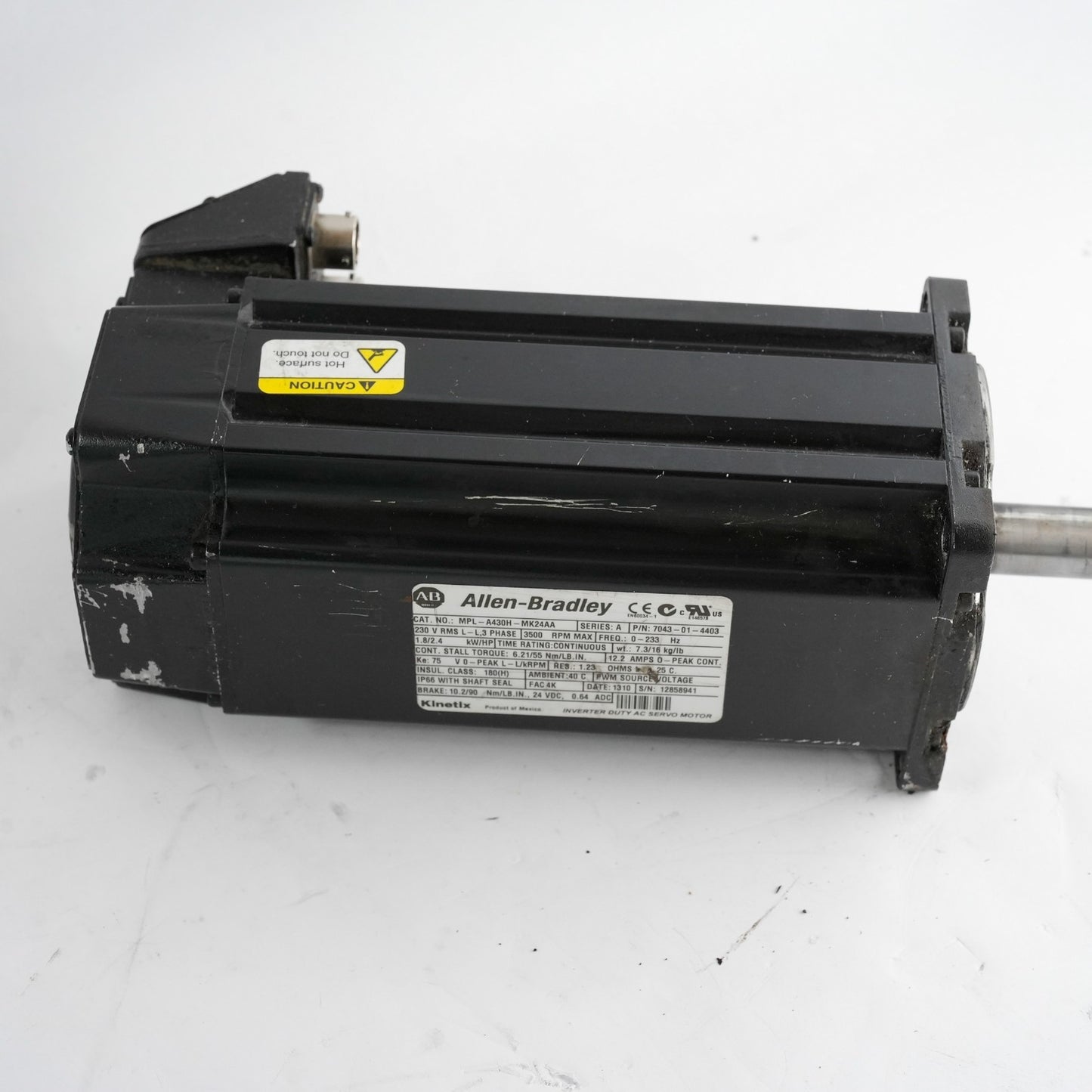 Allen Bradley MPL-A430H-MK24AA /A 3-Phase Servo Motor MPLA430HMK24AA