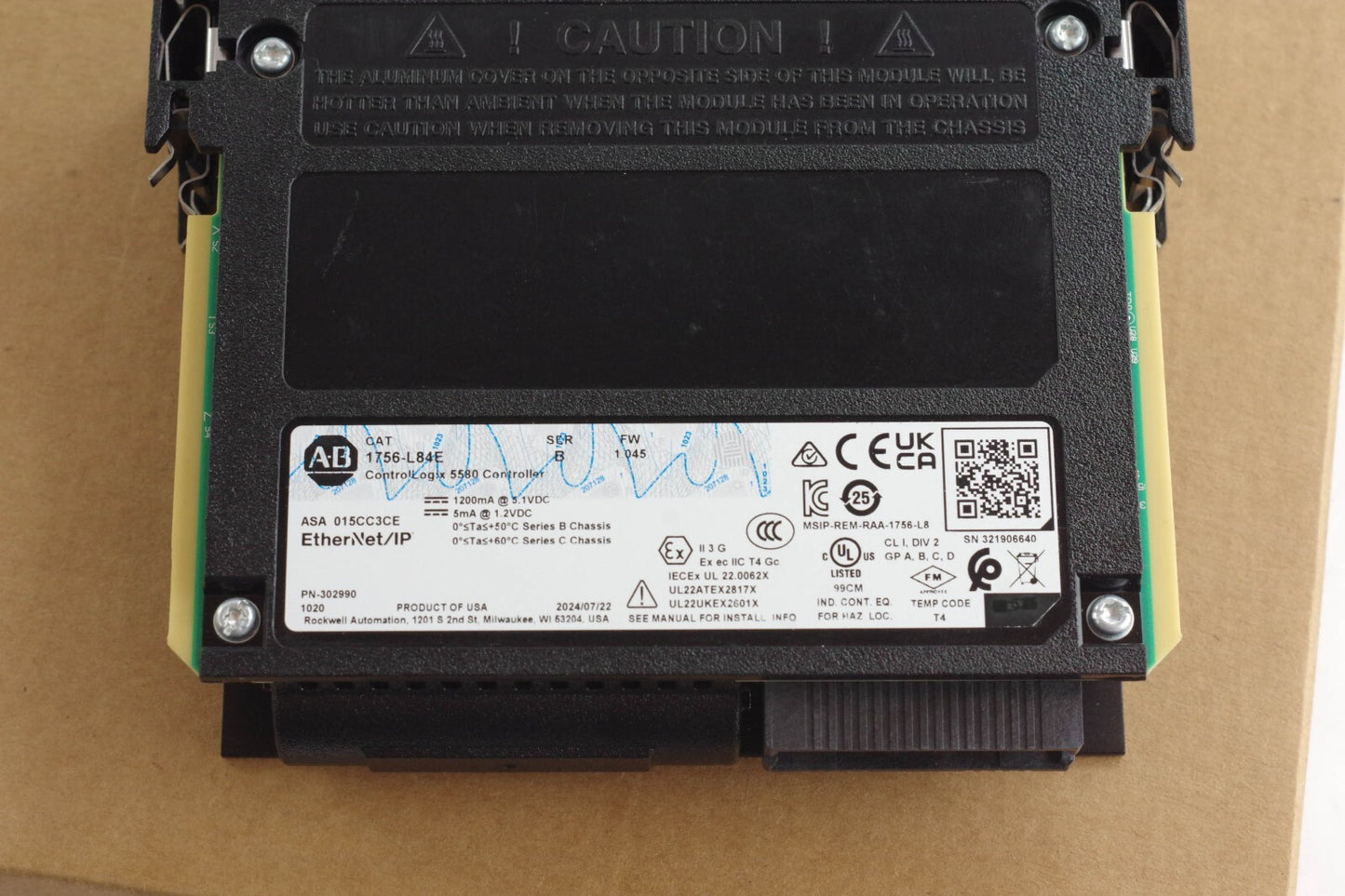 Allen Bradley 1756-L84E /B Controllogix Processor - Open Box