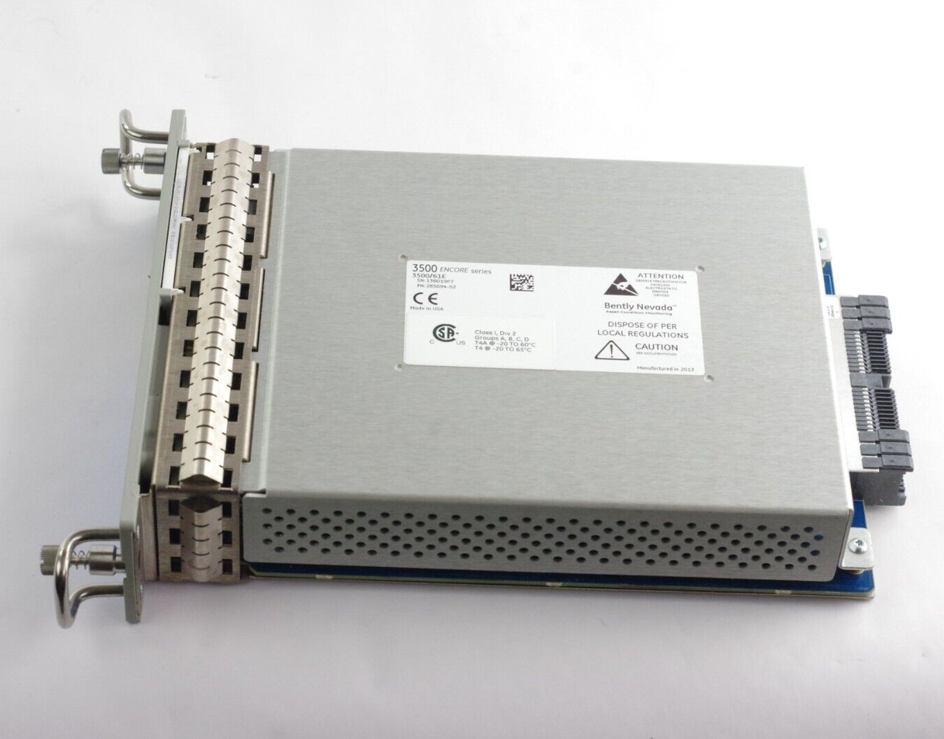 Bently Nevada 3500/61E 6ch Temperature TC Isolated Module Encore 285694-02