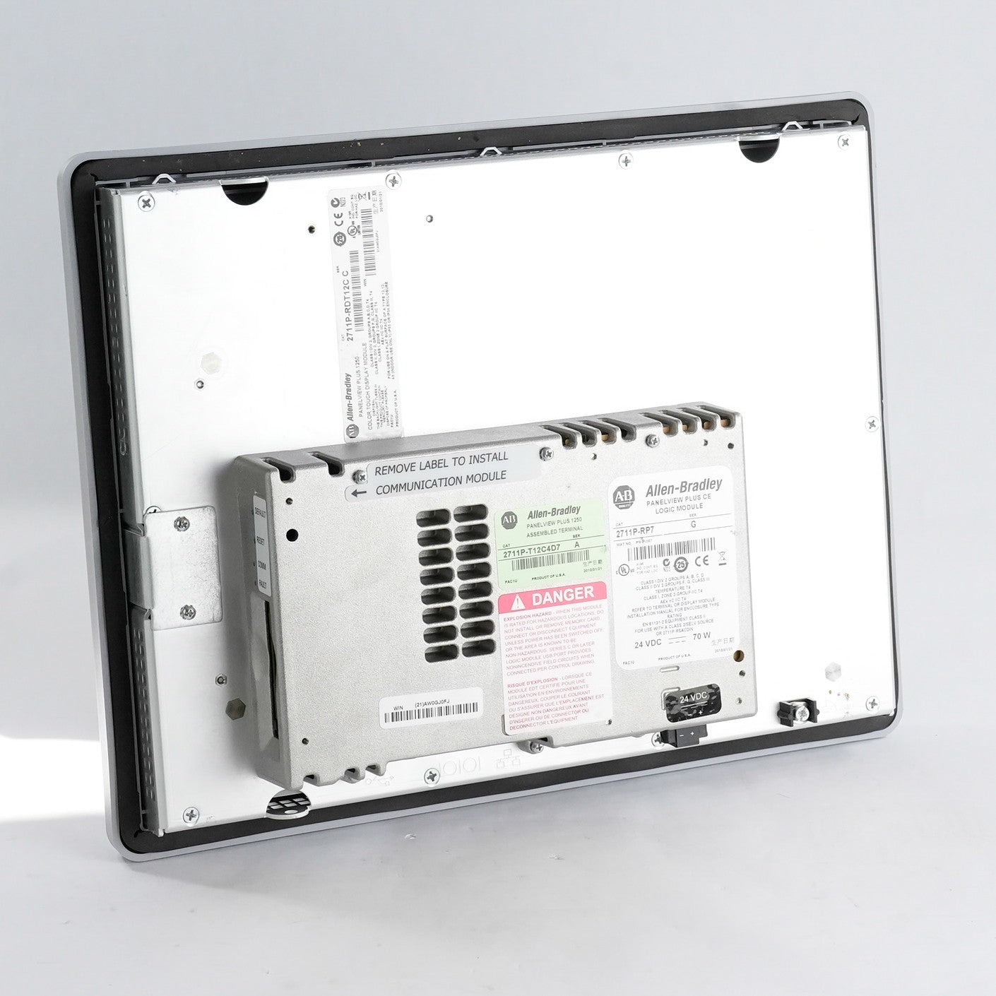 Allen Bradley 2711P-T12C4D7 Ser A PanelView Plus 1250 2711p-RP7 /G + RDT15C /C