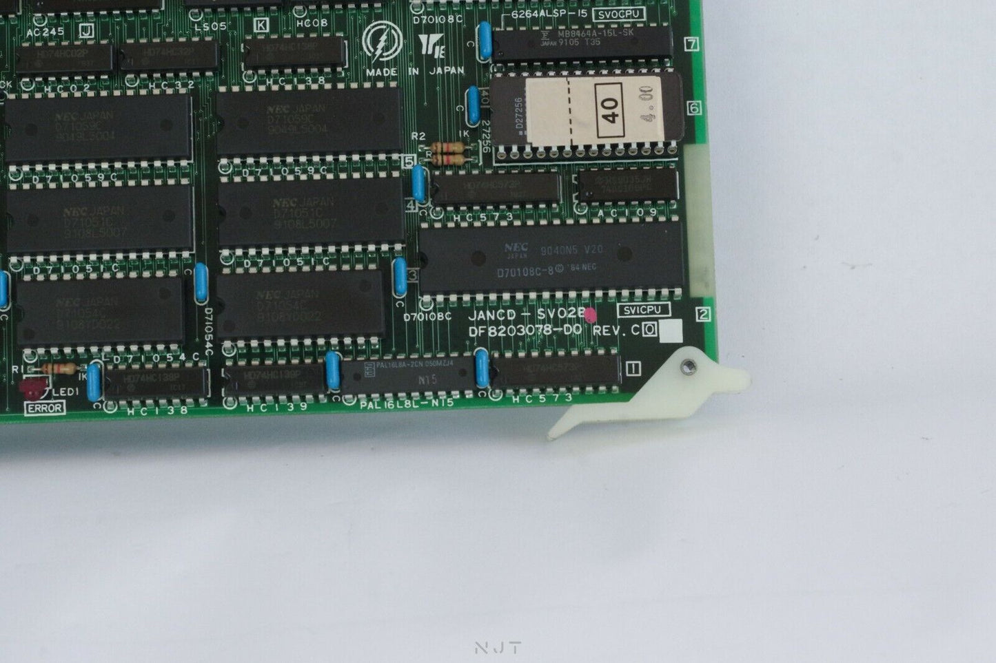 Yaskawa JANCD-SV02B / DF8203078-DO Rev. C Circuit Board