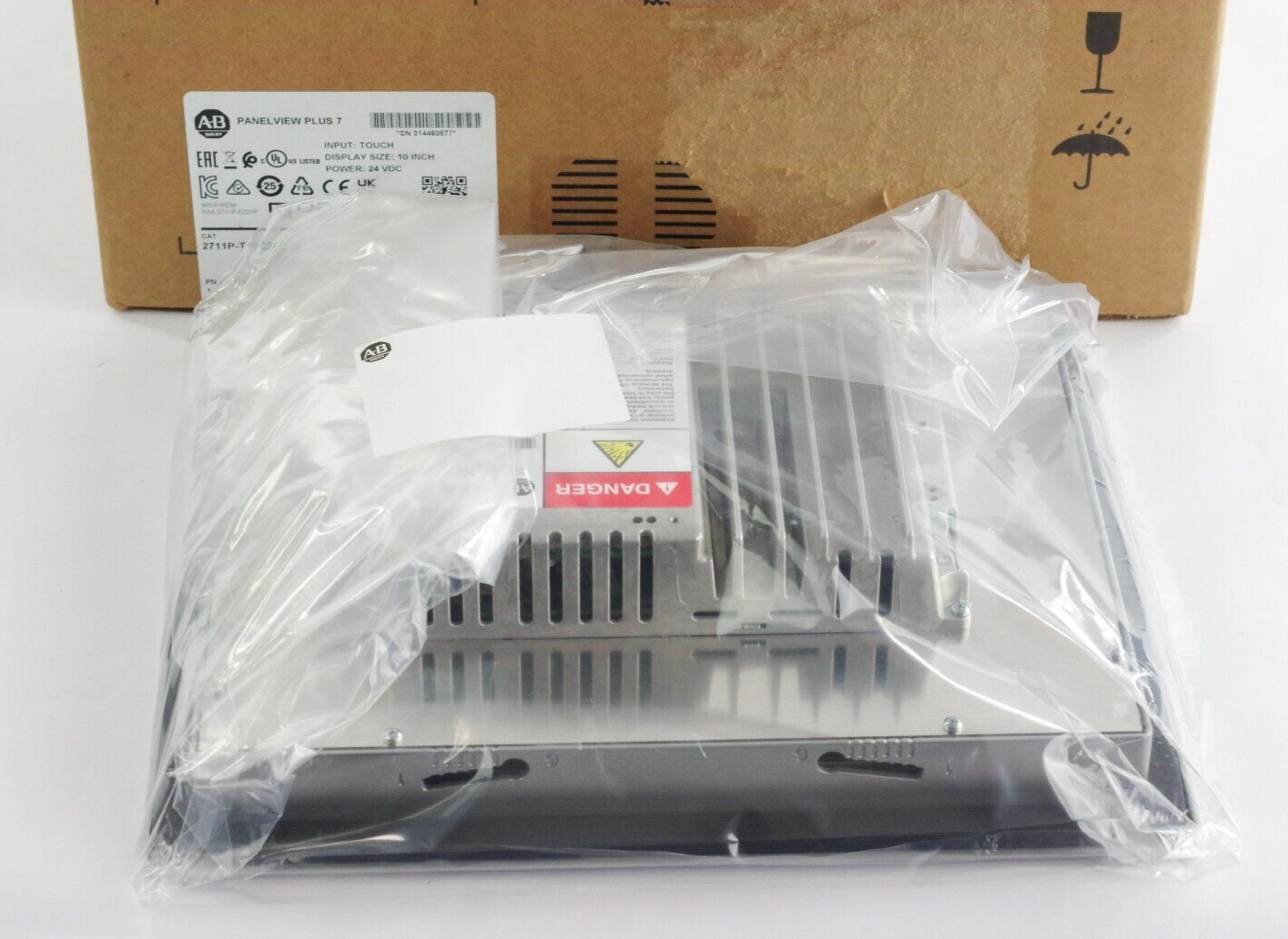 2023 Allen Bradley 2711P-T10C22D9P Ser B Panelview Plus 7 Panel - Open Box