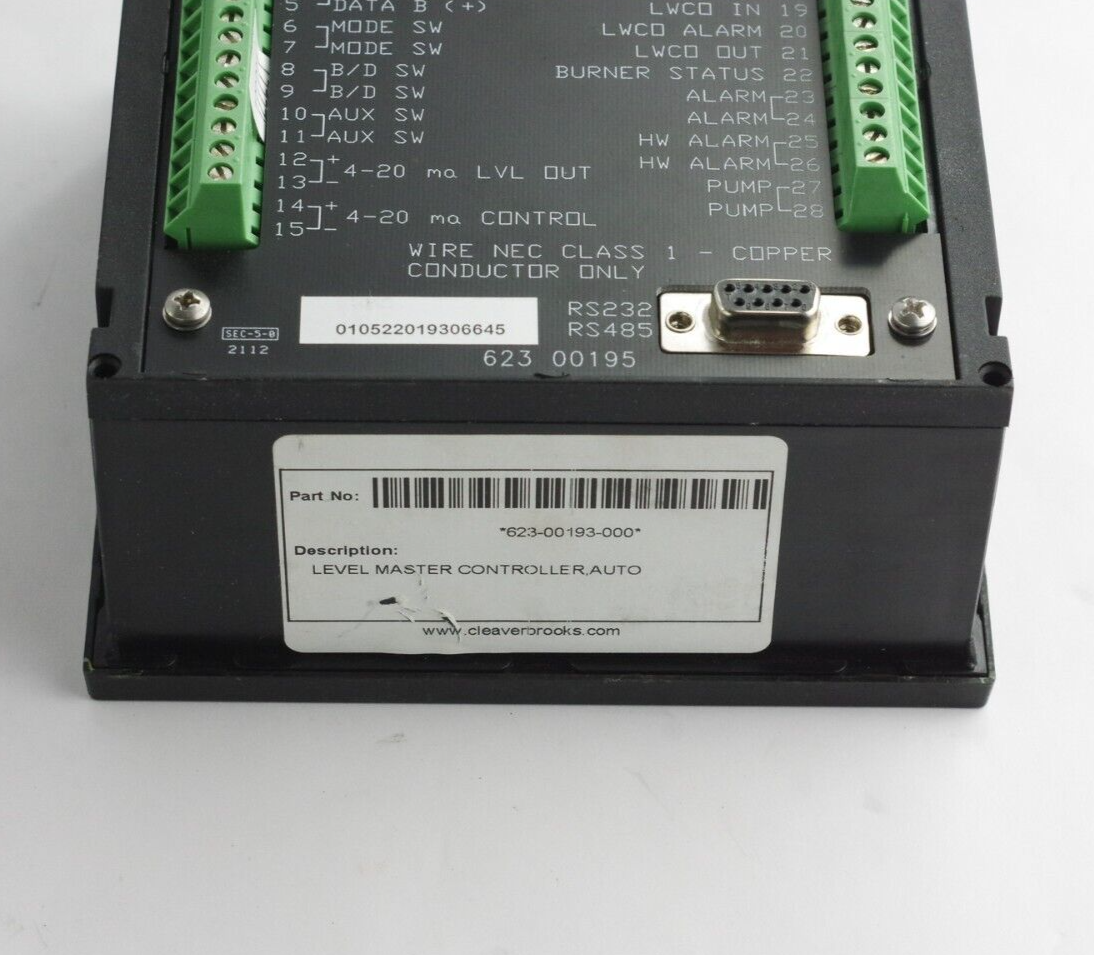 Cleaver Brooks 623-00193-000 Water Level Master Controller CBLME-A - Refurbished