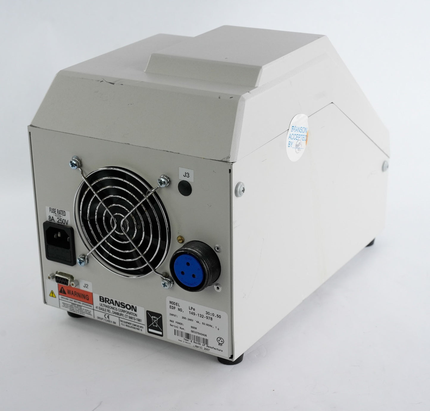 Branson LPe 30:0.50:CR Ultrasonic Welder 8A 250V 149-132-978 30:0.50