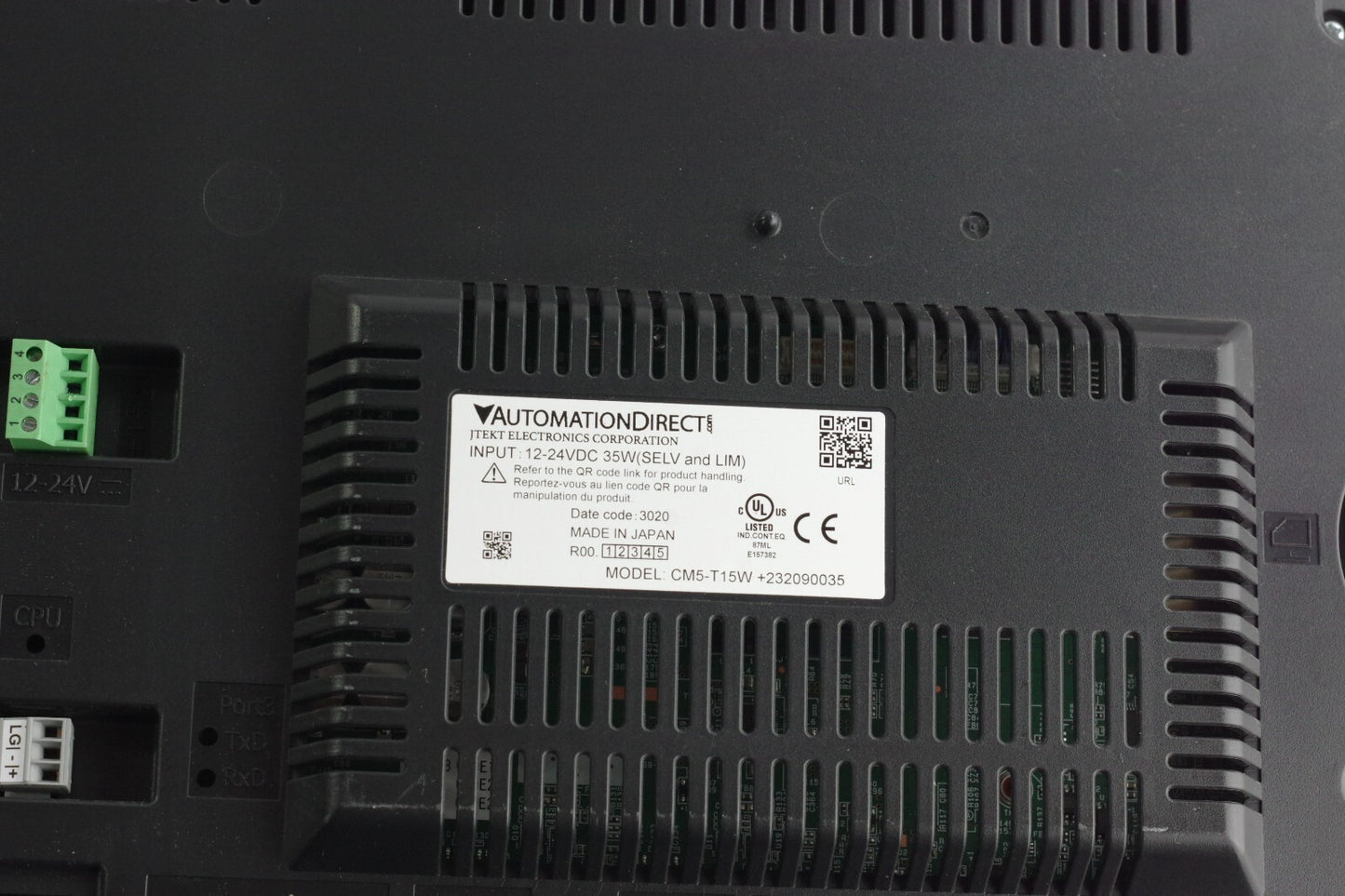 Automation Direct CM5-T15W / CM5T15W LCD Interface Panel Japan - Lightly Used