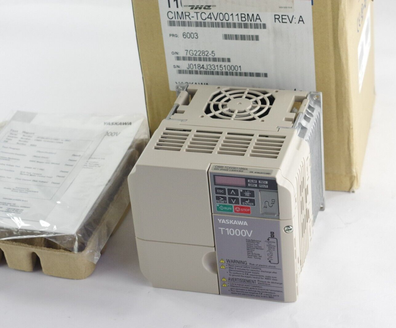 Yaskawa CIMR-TC4V0011BMA REV A AC Drive 3-Phase 380-480V 5.5kW/4.0kW