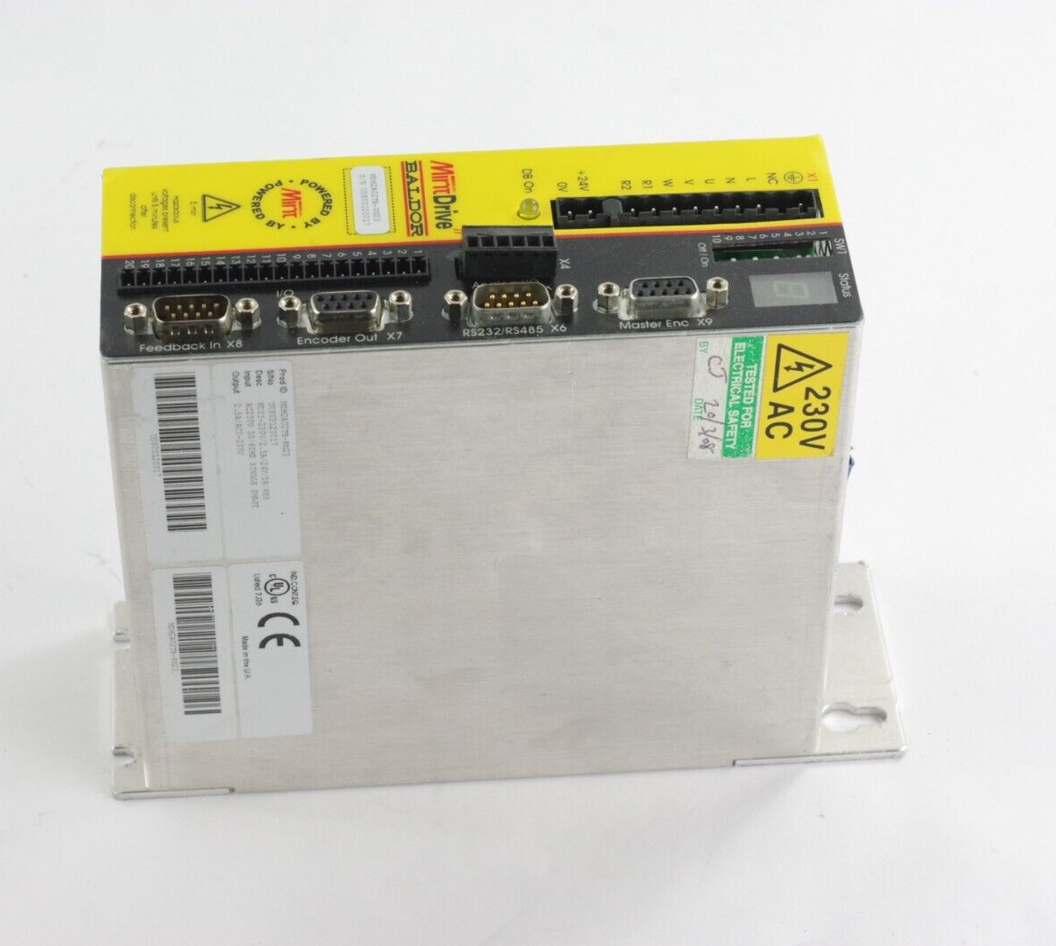 Baldor MDH2A02TB-RN23 Servo Drive Mintdrive 2.5A 230V ACMDH2A02TBRN23