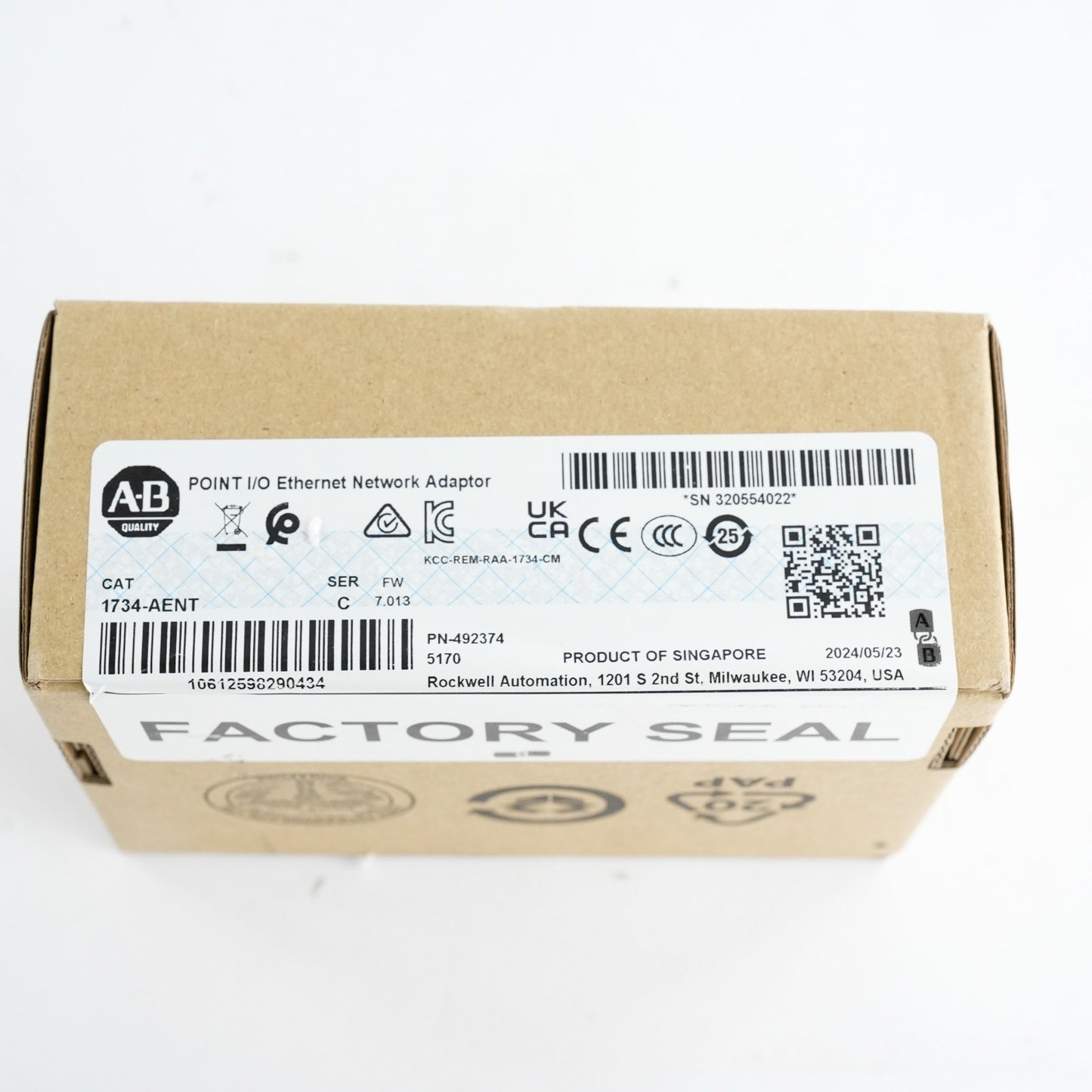 Allen Bradley 1734-AENT /C Point IO Ethernet Network Adaptor 2024 Sealed Surplus