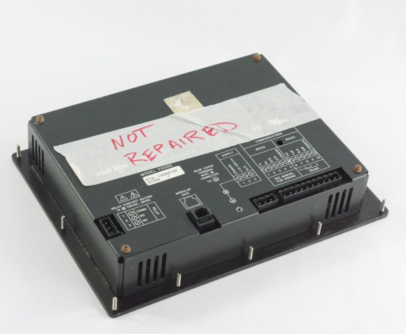 Red Lion Controls VX500 VX500TS0 Operator Terminal - For Parts