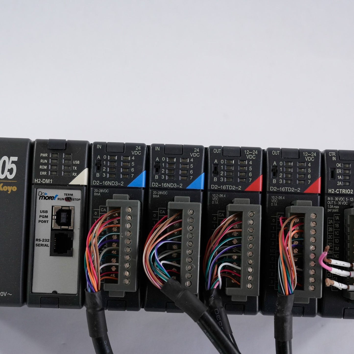 Host Automation H2-CTRIO2 I/O Module Direct Logic 205 H2-DM1 Cpu D2-06b-1 PLC