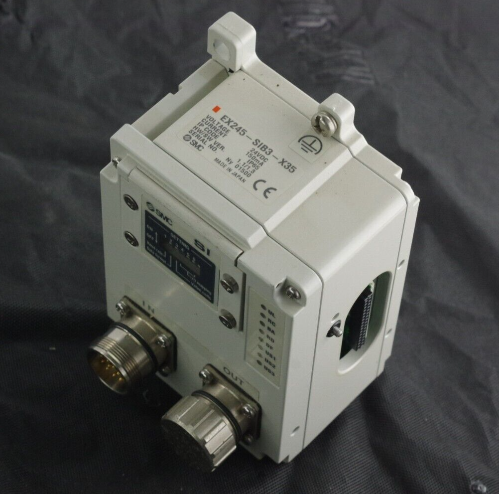 SMC EX245-SIB3-X35 SI I/O Modules 24VDC 150mA EX245SIB3X35