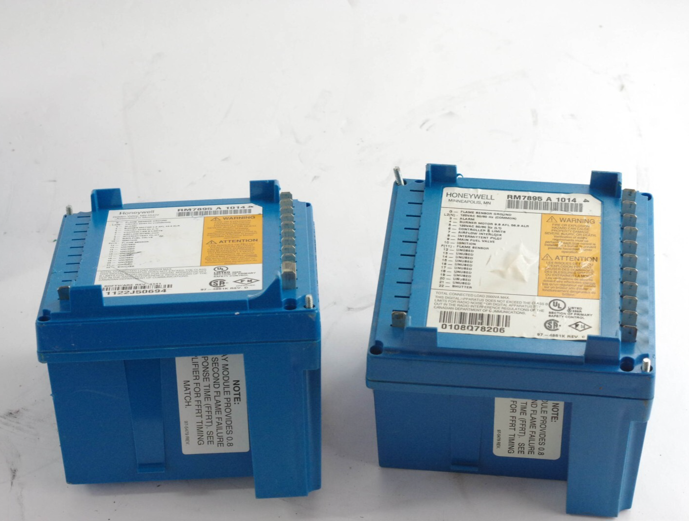 Honeywell Burner Control RM7800L1087 - 4x For Parts