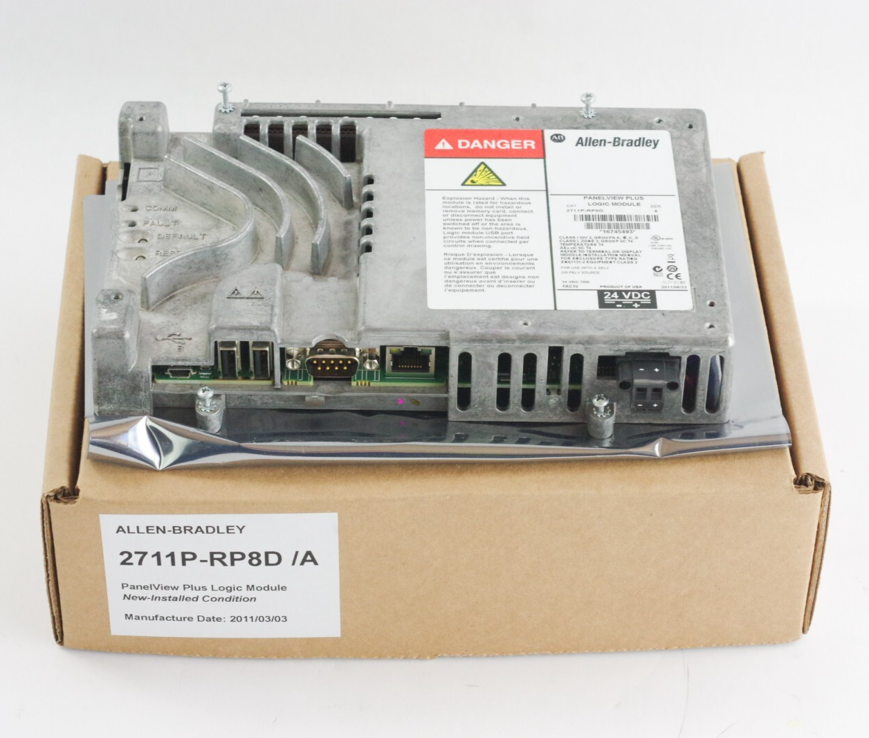 Allen Bradley 2711P-RP8D /A PanelView Plus Logic Module - New Installed