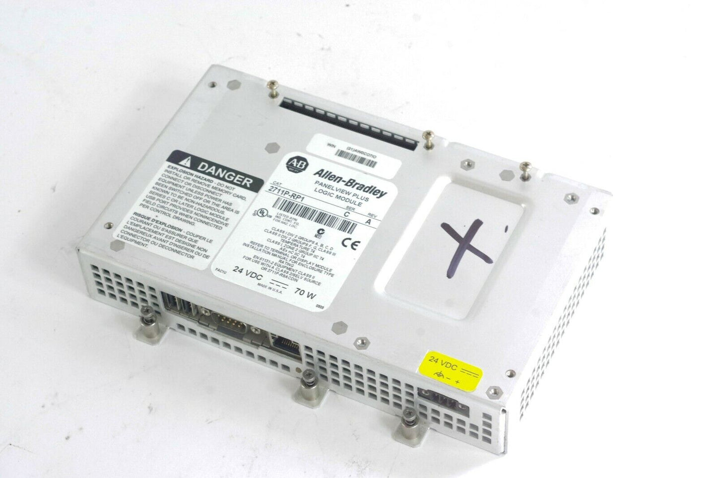 Allen Bradley 2711P-RP1 /C Panelview Plus Logic Module Ser C Rev A - For Repair