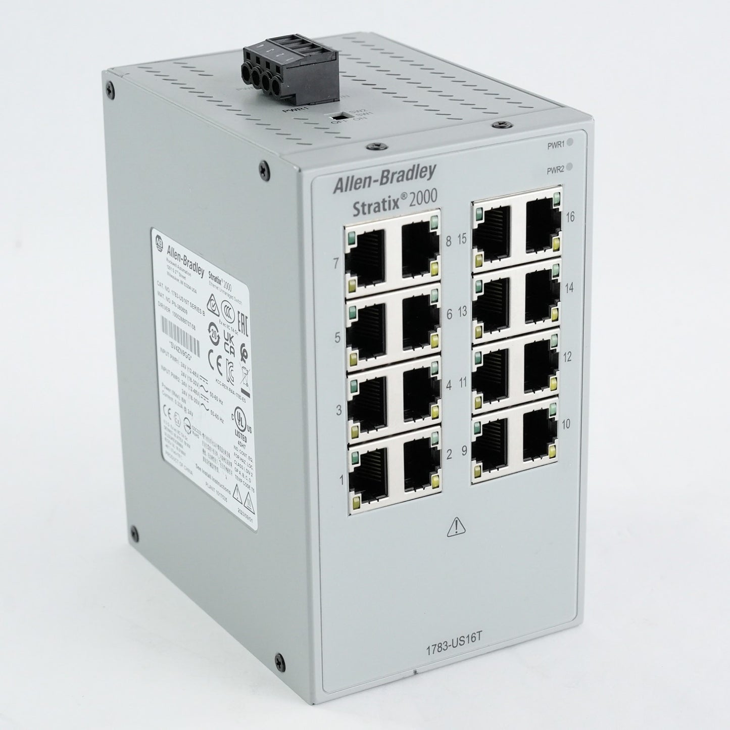 Allen Bradley 1783-US16T /B Stratix 2000 16T Port Unmanaged Ethernet Switch